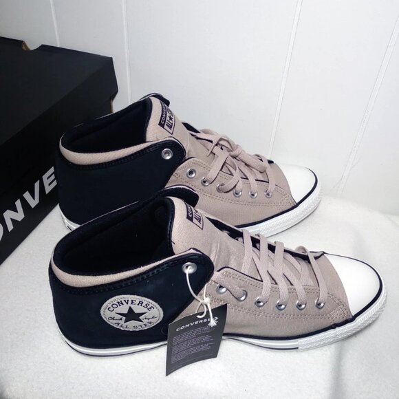 Converse CTAS High Street Mid Top Shoes Papyrus Black A14294C Mens Size 11.5 NEW - Picture 4 of 12